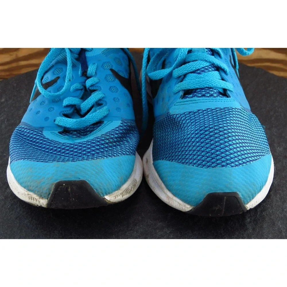 Nike Downshifter 7 Youth Girls Shoes‎ Size 6 M Blue Running Mesh